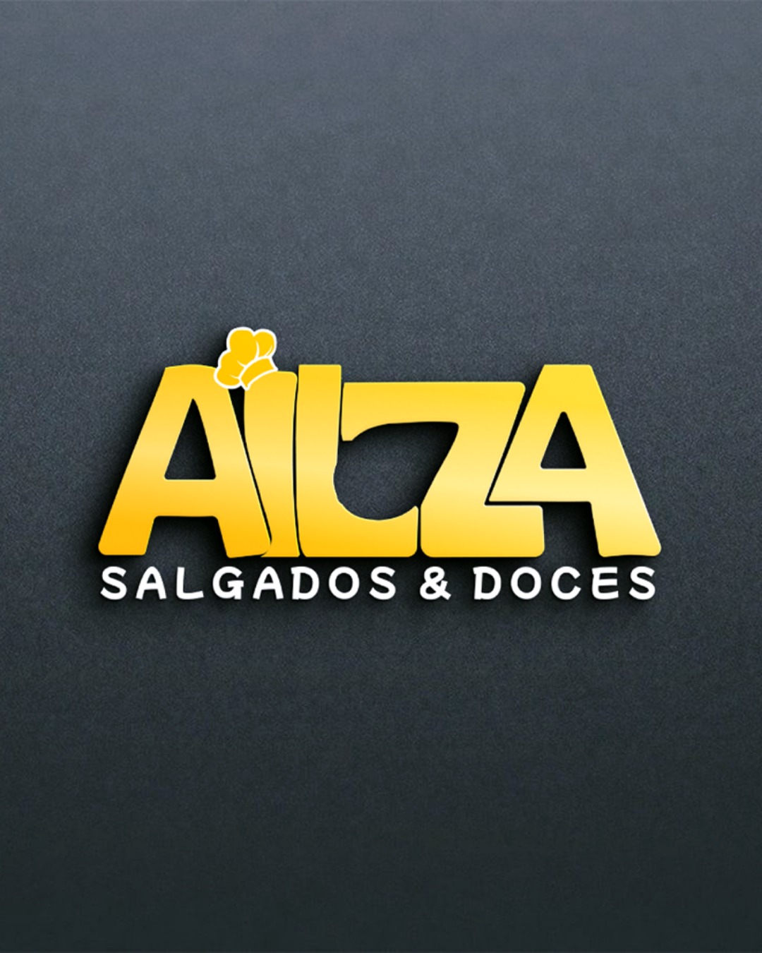 Logo Ailza Salgados & Doces - Criado pela Inspira Forma